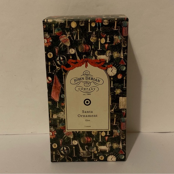 NIB. JOHN DERIAN Santa Holiday Ornament - Picture 4 of 5